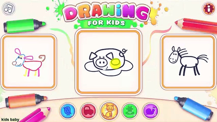 Color Car Coloring Book and Drawing for Kids | Learning Videos | How to Paint with Colored