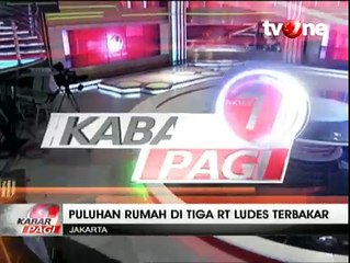 Puluhan Rumah Terbakar di Kawasan Senen, 3 Orang Terluka