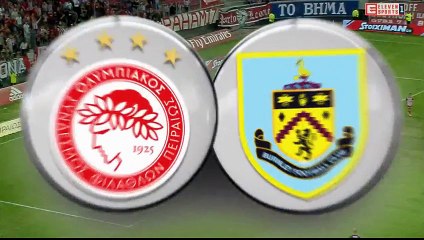 Wood Ch. (Penalty) Goal HD - Olympiakos Piraeus (Gre)1-1Burnley (Eng) 23.08.2018