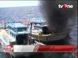 KKP dan TNI Tenggelam Enam Kapal Nelayan Asing Pencuri Ikan
