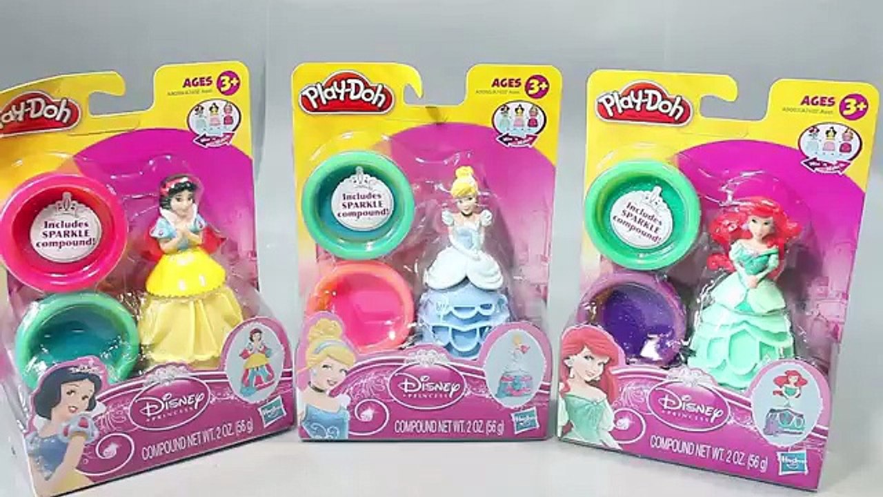 플레이도우 Play Doh Disney Princess Ariel SnowWhite Cinderella Dress Up Dolls Dough Toys 디즈니 공주