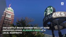 Starbucks to Pay Employees to Volunteer