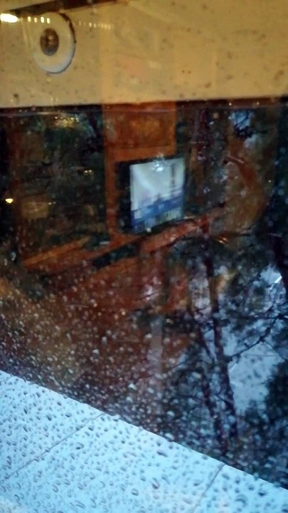 Lluvia y granizo en Alcalá de Henares, 23/8/18