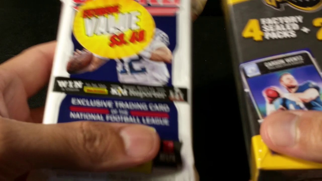 2016 Panini Score and Gunslinger NFL Football packs includes 1 hobby. 1 jersey relic hit and Dalvin Cook gold parallel.