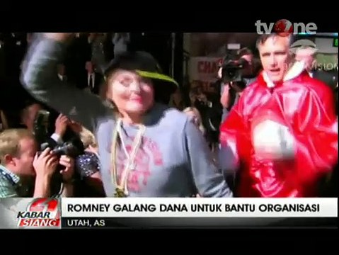 Mantan Capres AS Hempaskan Holyfield di Ring Tinju