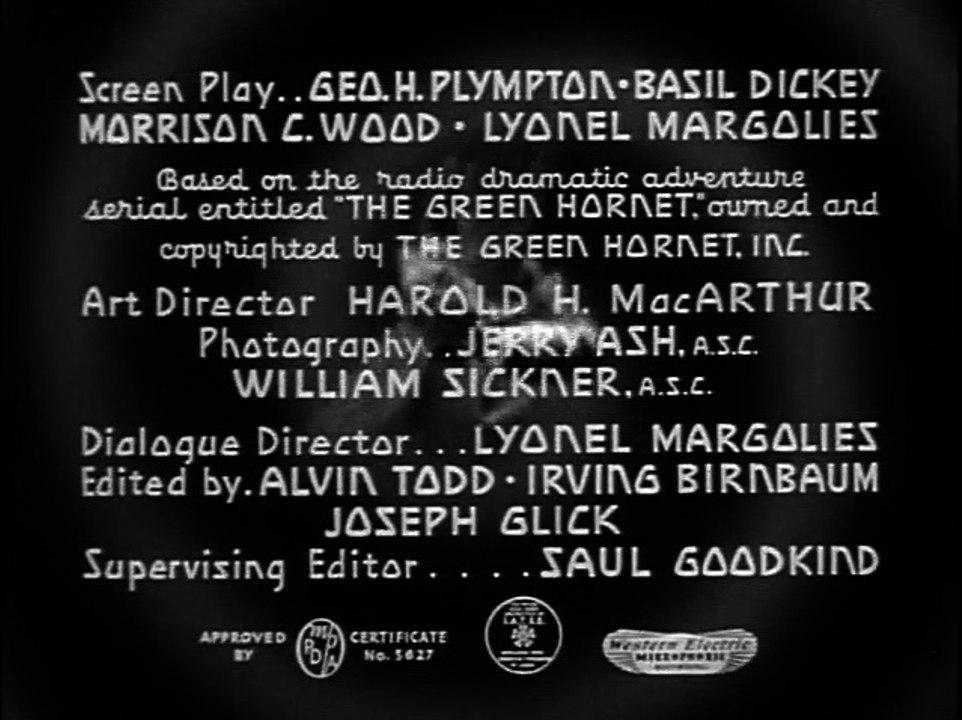 Green Hornet Full Movie - Episode 1 - The Tunnel of Terror 1940
