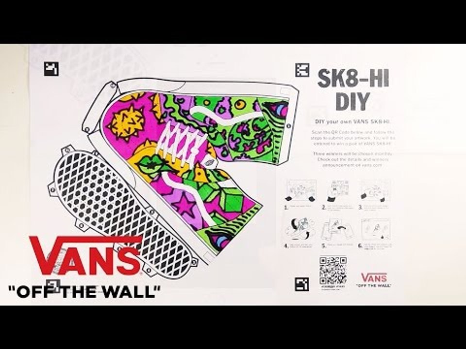 Vans Singapore How To: "Sk8-Hi DIY" | Art | VANS - video Dailymotion