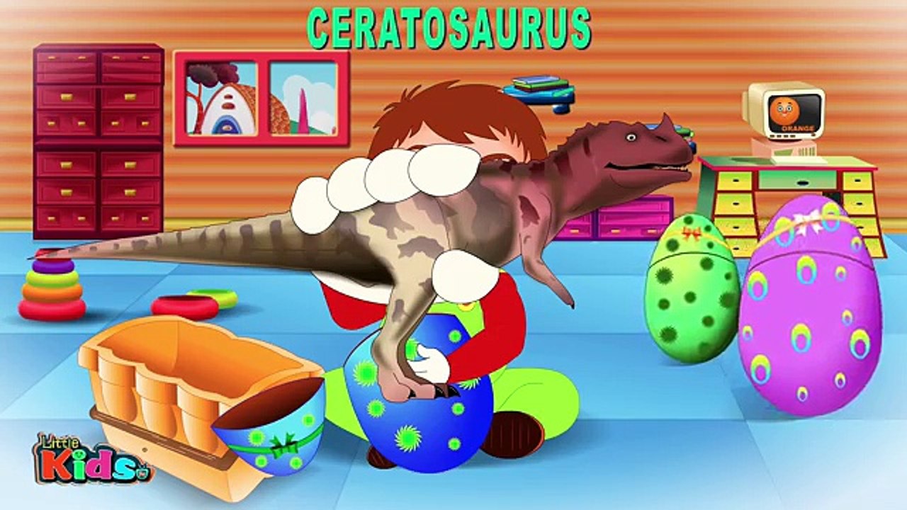 Surprise Eggs | Jurassic Dinosaurs | Educational Learning | Little Kids TV