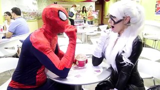 SPIDER MAN vs BLACK CAT!! Real Life Superhero Movie TheSeanWardShow