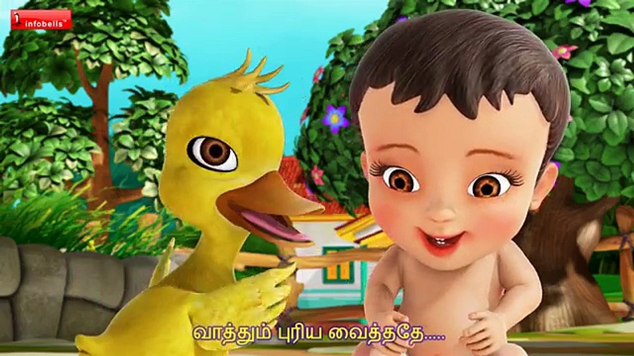 சின்னப் பாப்பா வீதியில் | Tamil rhymes for Children | Infobells