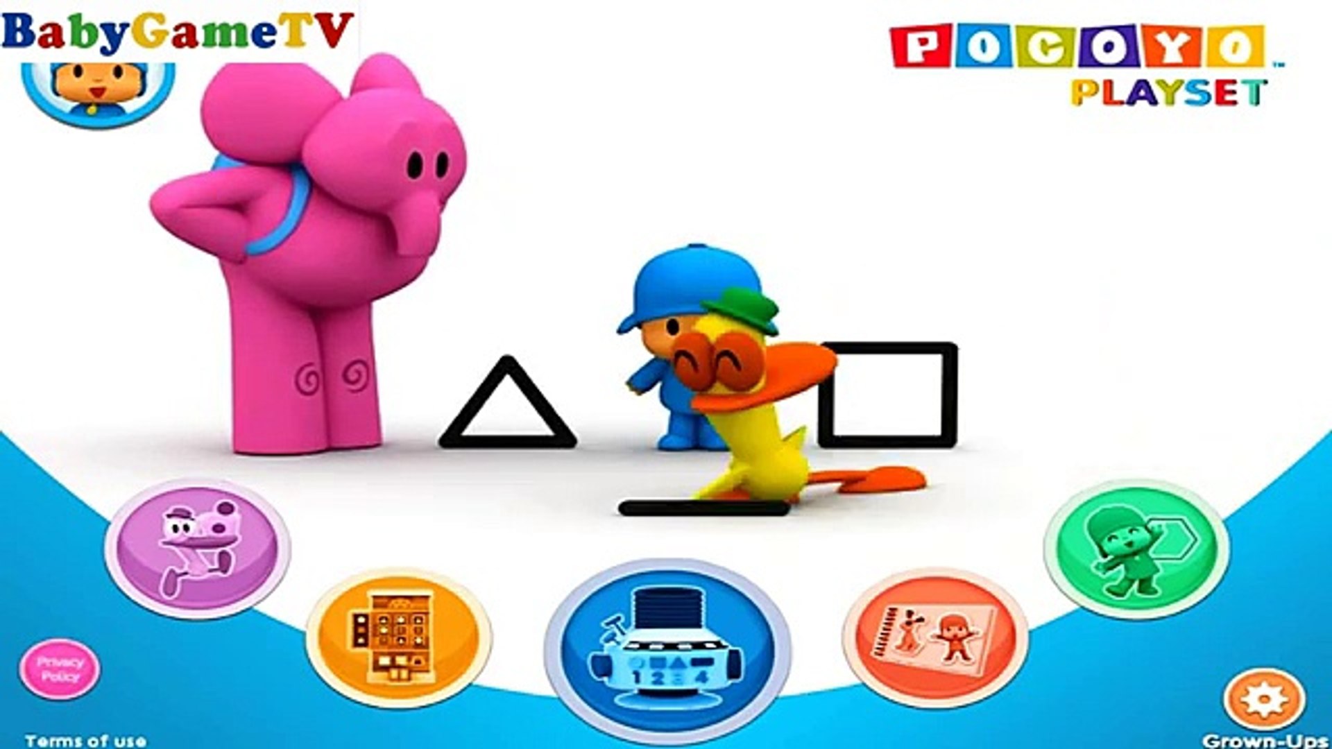 pocoyo playset learning games