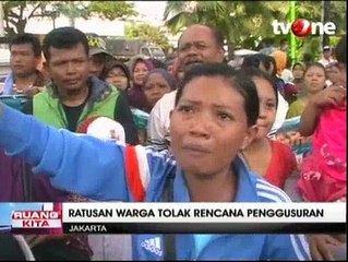 Ratusan Warga Jakarta Tolak Rencana Penggusuran