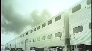 Chicago Tire Fire, Cuneo Press Building 1989, 16mm film, Tri x reversal