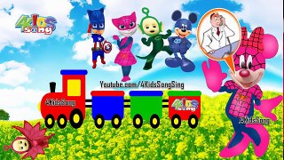 PJ Masks Captain America Mickey mouse Tom and Jerry Spiderman Five little monkeys jumping