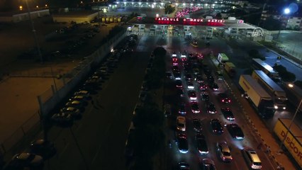 Sınır kapılarındaki kuyruklar devam ediyor - EDİRNE