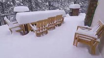 24hr Snow time Lapse: Gopro Swallowed by Snow Colorado