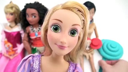 Play Doh Disney Princess Mermaid Ariel Ice Cream Popsicle with Modelling Clay and Surprise