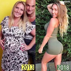 That's how Kim made her incredible transformation!! Credit: instagram.com/kimfrench87/