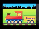 Learn Months Of The Year Song Train learning 12 months chant for kids