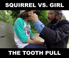 Well that's one way to pull your kid's tooth out 