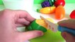 Toy cutting fruit velcro cooking playset