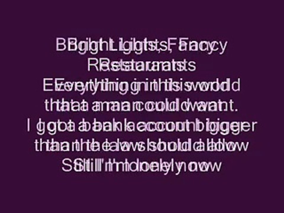 Incomplete Sisqo (Lyrics)