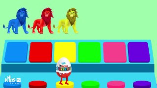 Learn Colors with Lion King Surprise Eggs Colours for Kids to Learn Learning Videos