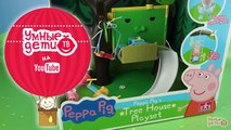 Свинка Пеппа и домик на дереве. Обзор игрушки на русском языке. Peppa Pig Tree House.
