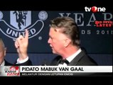 Pidato Mabuk Van Gaal di Malam Penganugerahan MU