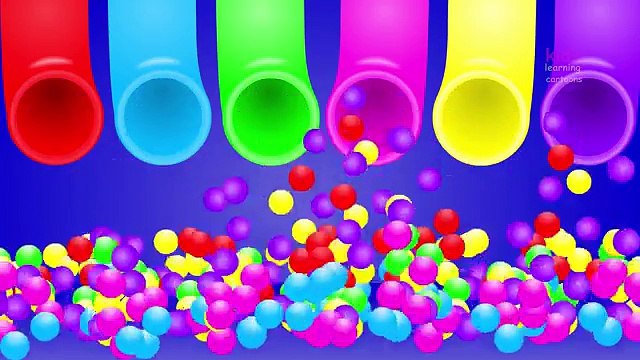 Learning Colors with Fruits Names for Kids with a Lot of Candy Surprise Eggs to Children V