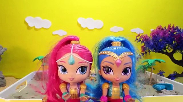 Shimmer and Shine DIY SAND ART Genie Bottles, Find Surprise Toys in Sand Blind Bags Toy Vi