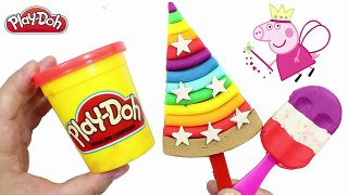 Play Doh ❃ Easy Make Rainbow Ice Cream Popsicles ❃ Play Dough Art ❃ Creative Fun for Kids