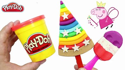 Play Doh ❃ Easy Make Rainbow Ice Cream Popsicles ❃ Play Dough Art ❃ Creative Fun for Kids