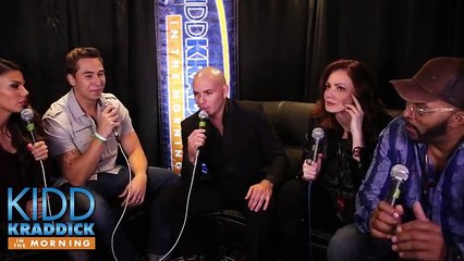 EXCLUSIVE Pitpull backstage iHeartRadio Jingle Ball new interview