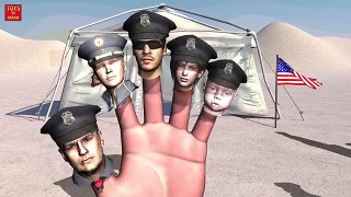 POLICE DANCE Finger Family | Nursery Rhymes for Children | 3D Animation