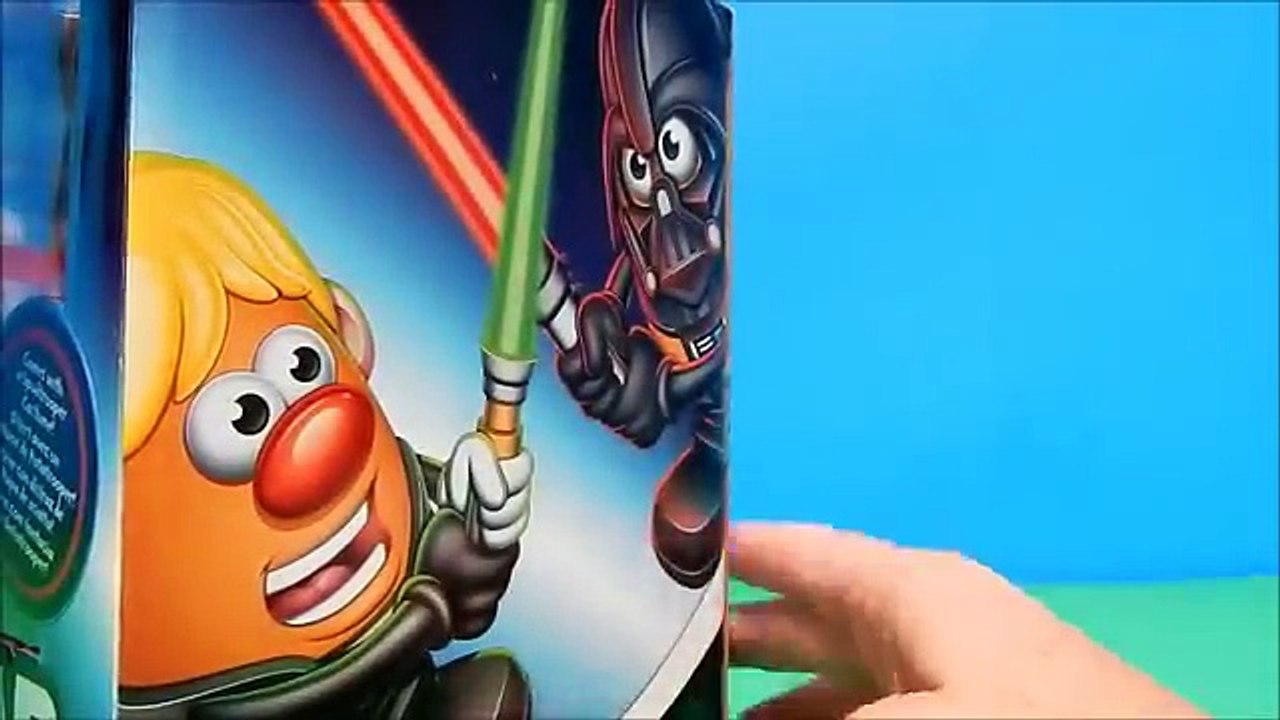 Star Wars Exclusive Mr. Potato Head Darth Tader Luke Frywalker & Spudtrooper Unboxing Toy
