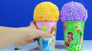 Disney Princess Cup Foam Clay Kinder Joy Surprise Egg MLP Squishy Pops Slime Clay Surprise