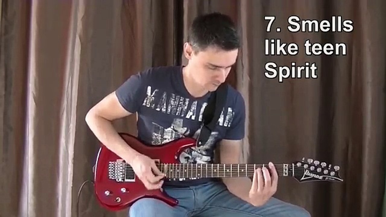 10 Riffs de Guitare Electrique (son saturé) avec TUTORIEL