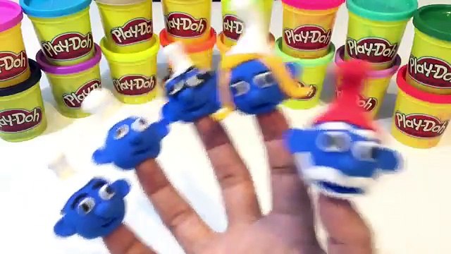 Smurfs Finger Family Daddy Finger Song Nursery rhymes