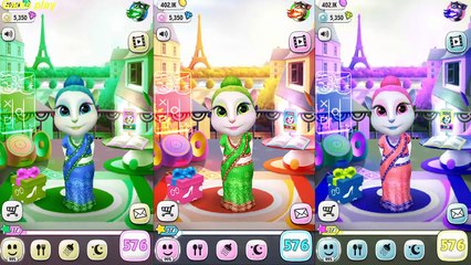 Colors Reion Compilation My Talking Angela Great Makeover Funny Videos