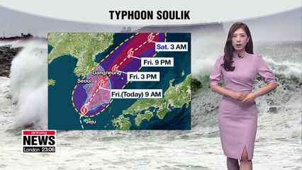 South Korea on alert as Typhoon Soulik arrives