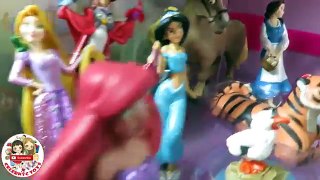 Disney Princess MEGA Figurine Playset Collection Princess Ariel Rapunzel Sleeping Beauty
