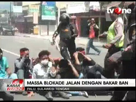 Demonstrasi Mahasiswa di Palu Berakhir Ricuh