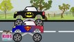 Batman Truck Vs Superman Truck Monster Trucks For Children Kids Games Tv