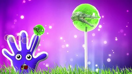 Lollipop Candy Dinosaurs Finger Family Nursery Rhymes By KidsW