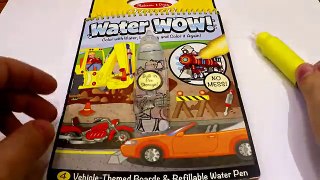 Water Wow! Red Fire truck Water Coloring Book For Children