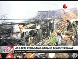 40 Lapak Pedagang Barang Bekas di Bandung Ludes Terbakar