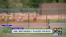 Valley parents outraged after daughter placed on school bus
