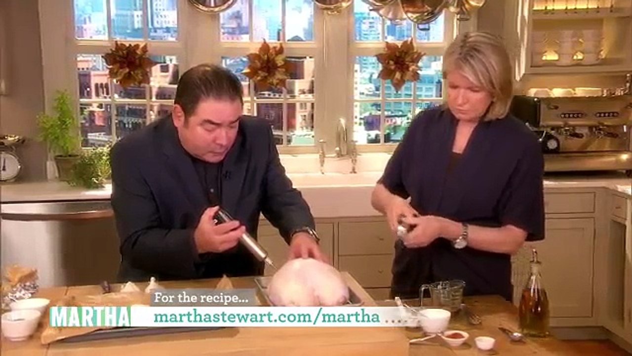 Emerils Turkey Breast with Roasted Garlic | Thanksgiving Recipes |Martha Stewart