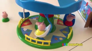 Learn COLORS With PIG Fairground Ride Carousel Game For Kids And Toddlers